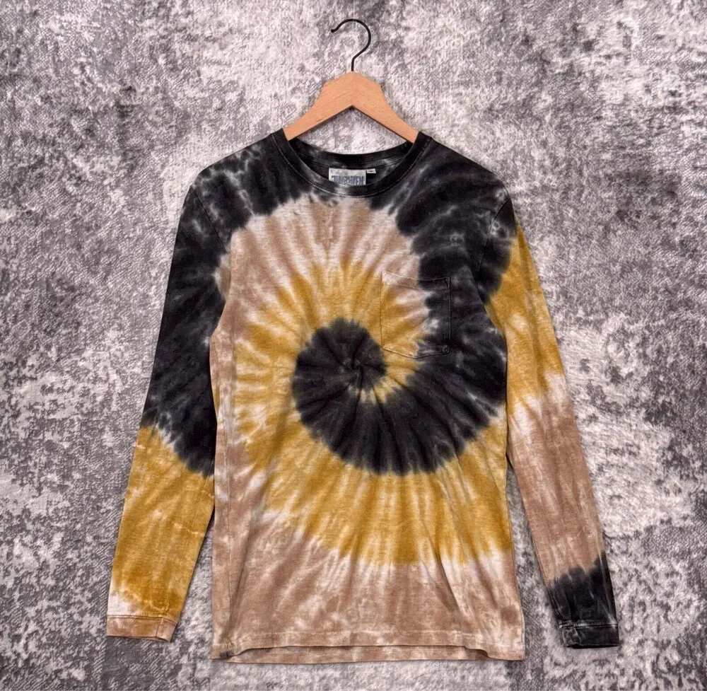 Jungmaven Shirt Small Mens Tie Dye Hemp Organic Cotton Long Sleeve